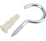 Крюк-шуруп ЕВРОПАРТНЕР Zn d4,2хL50 в компл. c дюбелем MULTI 6x25 6шт. MP 301 17 1
