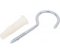 Крюк-шуруп ЕВРОПАРТНЕР Zn d5,4хL80 в компл. c дюбелем MULTI 10x40 4шт. MP 320 17