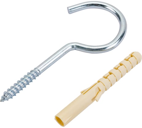 Крюк-шуруп ЕВРОПАРТНЕР Zn d6,2хL100 мм 4 шт. 13 7646 6