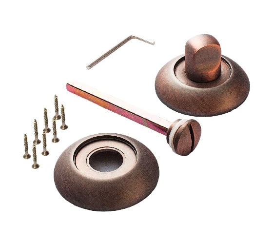 Завертка к ручкам Ренц античная матовая медь, 2 шт. INBK (N) 08 MAC 1