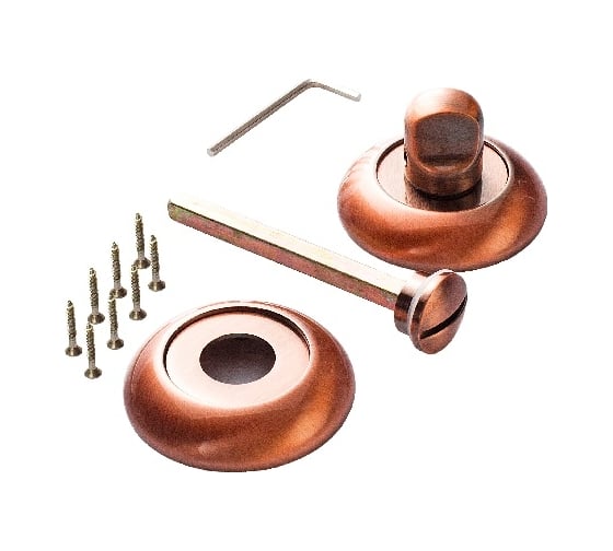 Завертка к ручкам Ренц античная медь, 2 шт. INBK (N) 08 AC 1