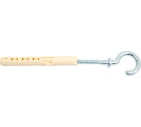 Крюк-шуруп ЕВРОПАРТНЕР Zn d4,5хL85 мм, с манжетой 2 шт. 13 3010 1