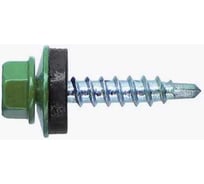 Саморез кровельный Партнер 4,8x28 RAL-6002 с буром 300 шт., ведро ФАС 40156 74