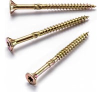 Саморезы по дереву КРЕП-КОМП желтые, потай ПРОФИ HIMTEX 4.0х50 мм 200 шт 04050Fh