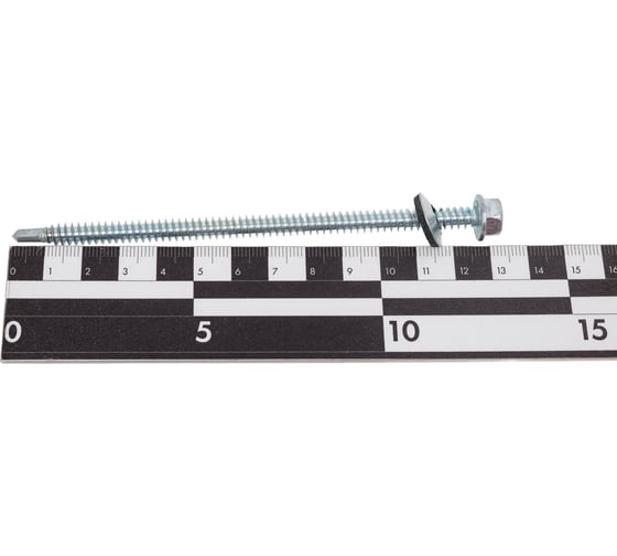 Кровельный саморез Саморезик 6,3х130 оцинкованный 1 шт. SKZ-6,3x130-50