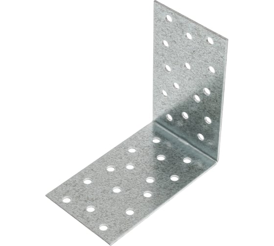 Монтажный уголок Саморезик оцинкованный 100х100х60х1,8 мм, 20 шт. KUR-100х60 1