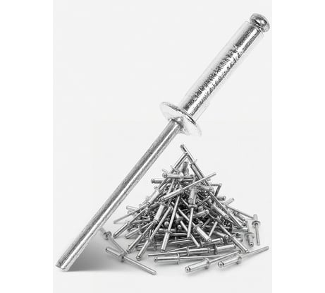 Заклепки алюминиевые KUBIS 4.0*18 мм (толщина 12-14 мм), 50 шт 01-04-4018