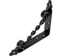 Фигурный кронштейн Домарт 150х125 мод.2 черный 170830