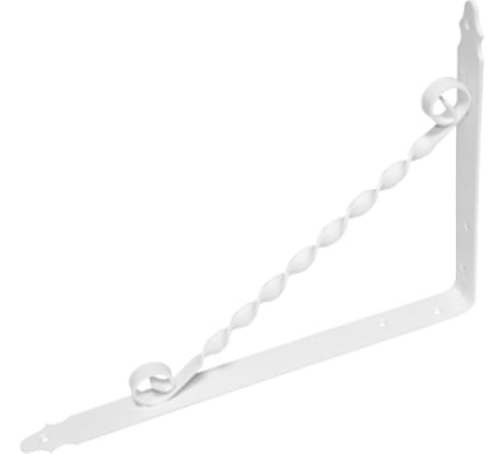 Фигурный кронштейн 350x250 мм, модель 2, белый DOMART 171022 4660015166410