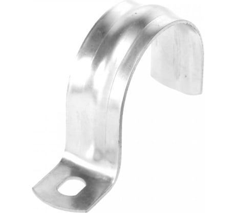 Скоба металлическая однолапковая GNG СМО с отверстием 16-17 оцинкованная, 100 шт. в упаковке GNSMO1617H