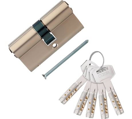 Механизм цилиндровый ABUS D12R410 ключ/ключ 30-30 (60 мм) NI 5 key 00029215