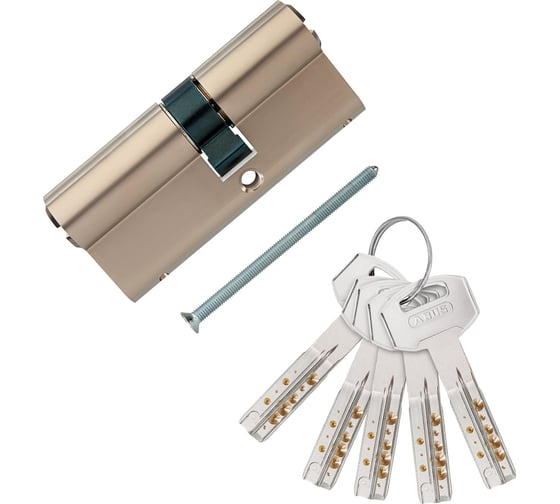 Механизм цилиндровый ABUS D12R410 ключ/ключ 35-40 (75 мм) NI 5 key 00029220 1