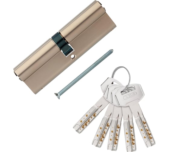 Механизм цилиндровый ABUS D12R410 ключ/ключ 45-45 (90 мм) NI 5 key 00029224 1
