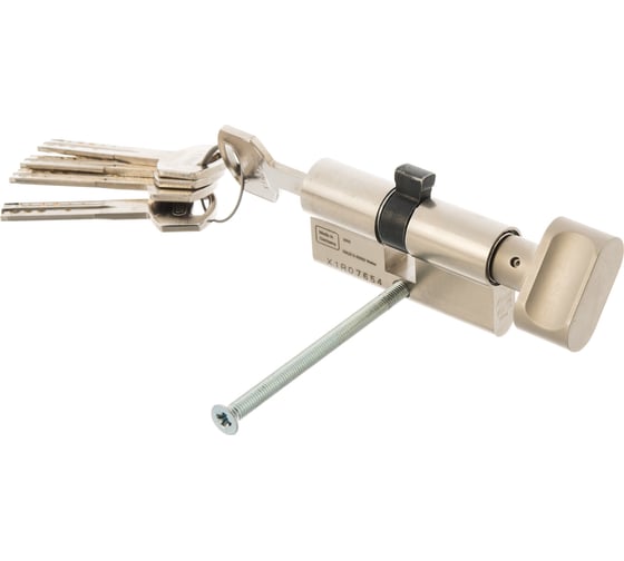 Механизм цилиндровый ABUS D12R430 ключ/вертушка 30-30 (60 мм) NI 5 key 00029225