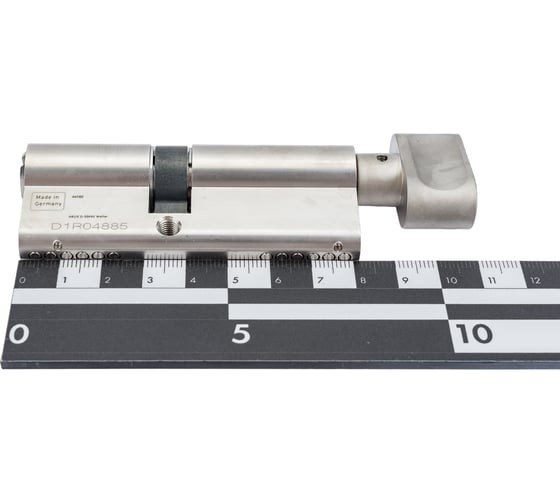 Механизм цилиндровый ABUS D12R430 ключ/вертушка 35-45 (80 мм) NI 5 key 00029231