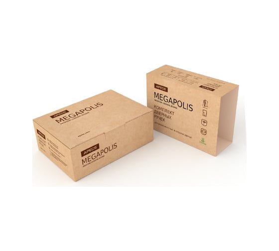 Дверные ручки APECS Megapolis Mexico H-0885-A-GRF 23267