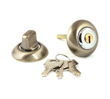 Фиксатор с замком Apecs Megapolis WC-K-0803-AB 23003