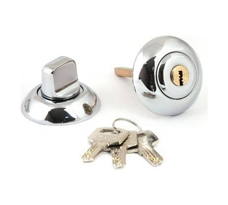 Фиксатор с замком Apecs Megapolis WC-K-0803-CR 23004
