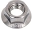 Гайка шестигранная с фланцем с насечками DINFIX DIN 6923 А2 НЕРЖ M 10 (1 шт) 00-0004872 3