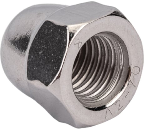 Гайка шестигранная колпачковая DINFIX DIN 1587 А2 НЕРЖ M4 (100 шт) 00-0004837