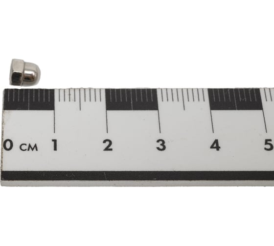Гайка шестигранная колпачковая DINFIX DIN 1587 А2 НЕРЖ M3 (1 шт) 00-0004832