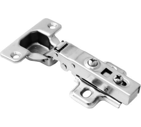 Петля Lemax PROF clip-on с доводчиком, 110 градусов, накладная, никель M350-Full