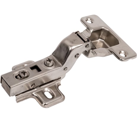 Петля Lemax PROF clip-on с доводчиком, 110 градусов, вкладная, никель (2 шт.) 2pcs-M350-Inst