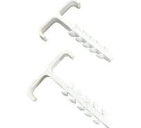 Дюбель-хомут Урал ПАК белый 2-12мм (10шт.) Т-образный АЭ-5059012-010-Т