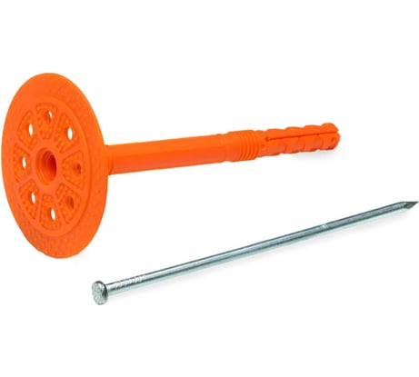 Держатель теплоизоляции EKT 10x120 со стальным гвоздем БЕЗ ЗАГЛУШКИ (упак/350шт) VZ011505