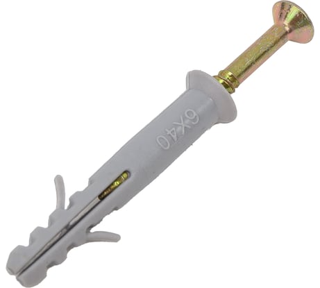 Дюбель-гвоздь SWFS 6WK40, 5 шт., пакетик тов-092021