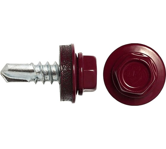 Кровельный саморез SWFS RAL-3005 ZP, 4.8х51, 250 шт. тов-048439