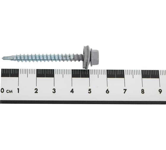 Кровельный саморез SWFS RAL-7004 ZP, 4.8х51, 250 шт. тов-046976