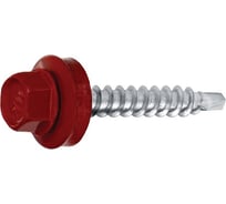 Кровельный саморез SWFS RAL-3009 ZP, 4.8х35, 250 шт. тов-048441