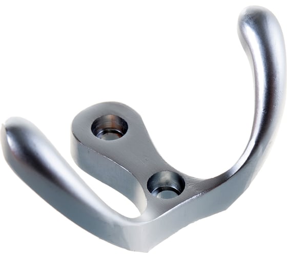 Крючок Tech-Krep/Zitar 207, 2-х рожковый, матовый хром 1 шт 129923