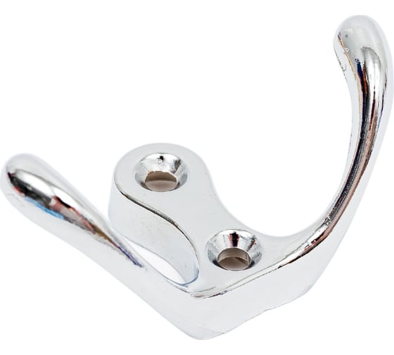Крючок Tech-Krep/Zitar 207, 2-х рожковый, хром 1 шт 129921