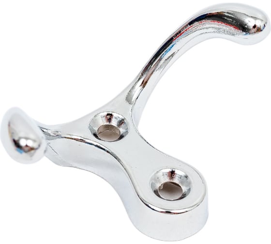 Крючок Tech-Krep/Zitar 207, 2-х рожковый, хром 1 шт 129921