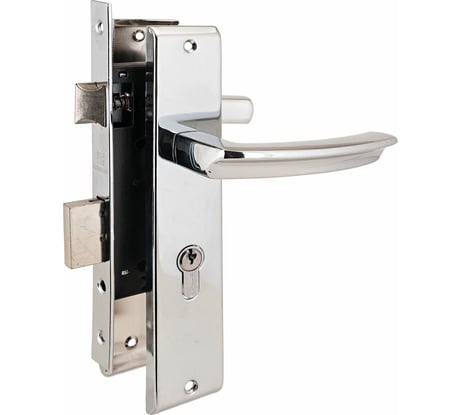 Врезной замок АЛЛЮР с/руч АРТ ЗВ4-70. 08 CP хром 10 162