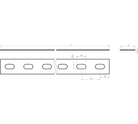 Полоса перфорированная CABLIDERTRAYS (К 202) ПП-30-2,5-3000