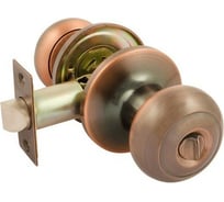 Ручка-защелка НОРА-М NEW стар. медь Н-03 фикс. 15723