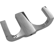 Крючок мебельный Trodos ZY-146B 2-рожковый, сплав ЦАМ, хром, 302176