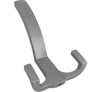 Крючок мебельный Trodos ZY-146A 3-рожковый, сплав ЦАМ, хром матовый, 302172