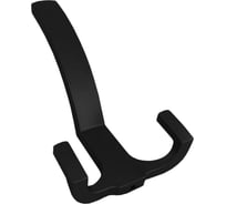 Крючок мебельный Trodos ZY-146A 3-рожковый, сплав ЦАМ, черный, 302170