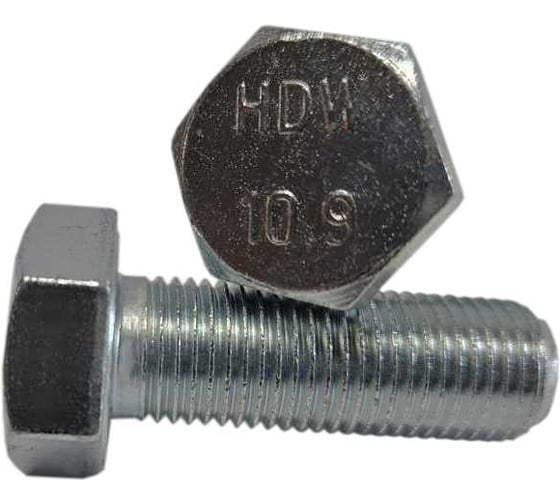 Болт ZAMETAL М 10x35x10.9 DIN 961 шаг 1.25, оцинкованный, упаковка 200 шт. ZA073967 1