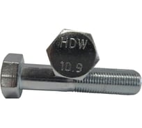 Болт ZAMETAL М10x100x10.9 DIN 960 шаг 1.25, оцинкованный, упаковка 50 шт. ZA074308