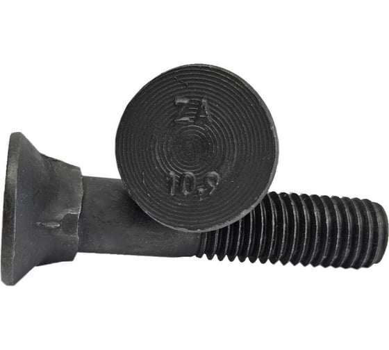 Болт лемешный ZAMETAL 14x60/34x10.9 DIN 608 без покрытия, упаковка 100 шт. ZA073738