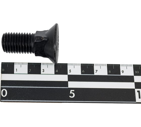 Болт лемешный ZAMETAL 16x40x10.9 DIN 608 без покрытия, упаковка 50 шт. ZA073752