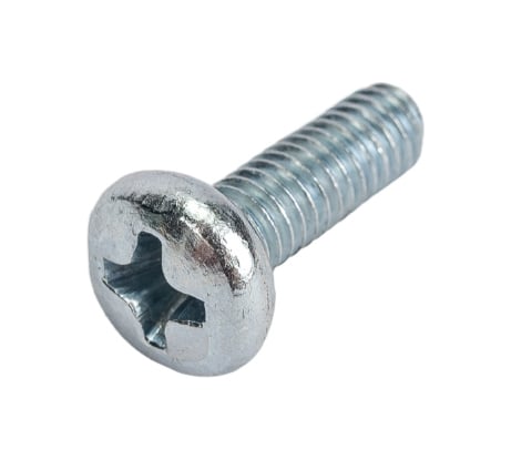 Винт Стройбат пкр. DIN 7985 М4x12 белый цинк 200 шт 106081