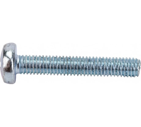 Винт Стройбат пкр. DIN 7985 М5x30 белый цинк 70 шт 106141