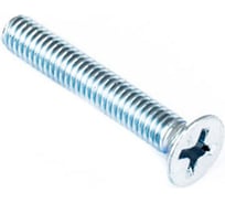 Винт Стройбат пот. DIN 965 М8x50 белый цинк 4 шт 306910