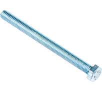 Болт Стройбат DIN 933 М5x60 белый цинк 305270